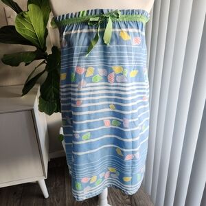 Mr. Hank Vintage 70s Seashell Beach Coquette Maxi Skirt